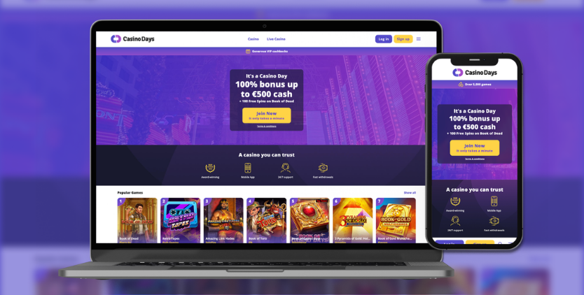 Casino Days Mobile native deployment
