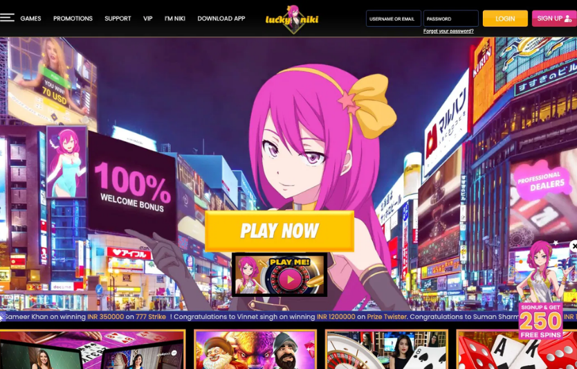 Lucky Niki  Global connectivity and server synchronization