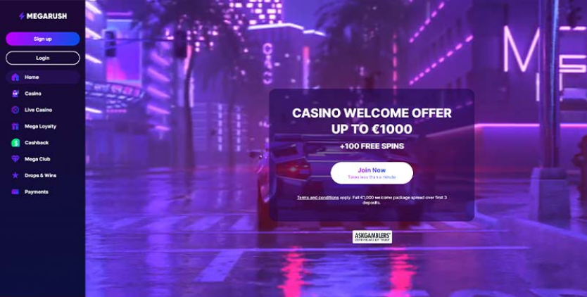 MegaRush Casino Native software deployment and mobile persistence